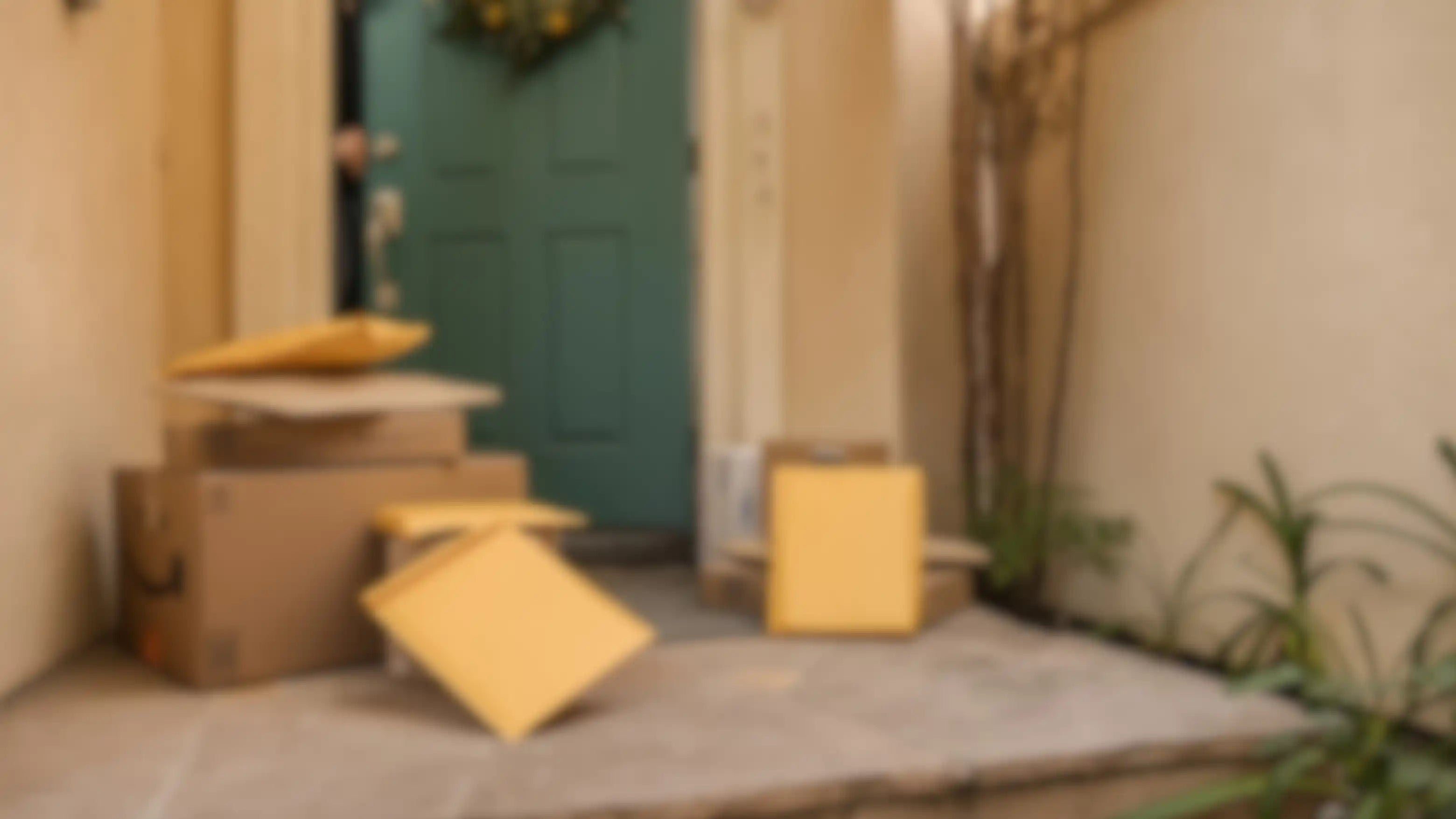 Sustainable Packaging sent straight to your door blurred